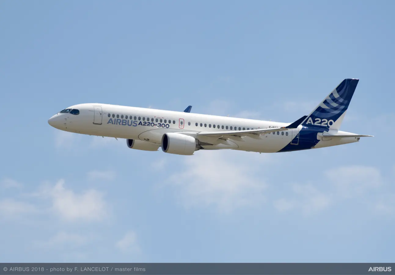 Airbus A220-300, foto Airbus